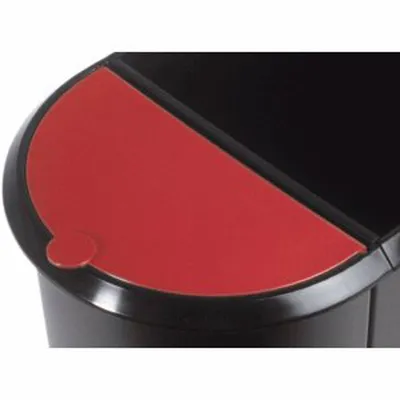 Immagine prodotto di helit Deckel für Papierkorb Duo-System H61039, rot (H7360325) (H7360325)