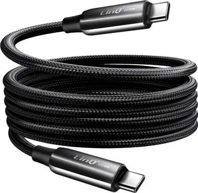 Immagine prodotto di LinQ, Cavo da USB-C a USB-C 5A 240W Power Delivery 2m, nero
