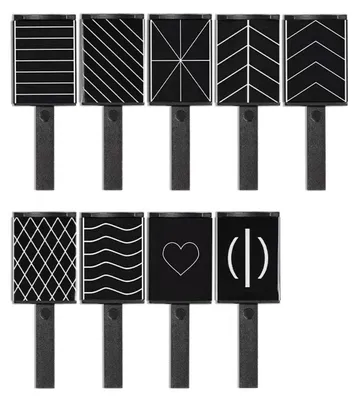 Produktbild von 9 Stück Katzenaugen-Magnet für Nageldesign