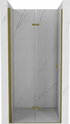 Immagine prodotto di Mexen Lima porta doccia pieghevole 100 cm, trasparente, dorato - 856-100-000-50-00