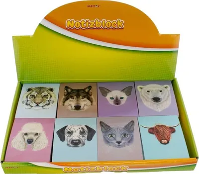 Produktbild von Besttoy - Mini Notizblock - Tiere - 1 Stück