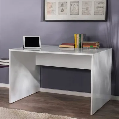 Produktbild von Schreibtisch Computertisch Bürotisch Arbeitstisch Laptoptisch PC Tisch 116x75x60 Weiß Neu