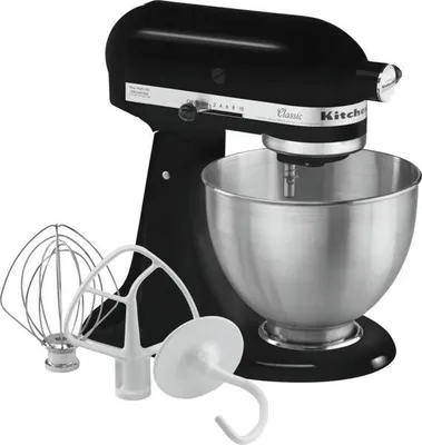 Produktbild von KitchenAid 5K45SSEOB Küchenmaschine Classic 4,3 l - Schwarz