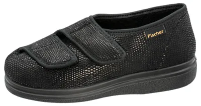 Produktbild von Fischer Herren Ortho Flache Hausschuhe, Schwarz Schwarz 222, 41 EU Weit