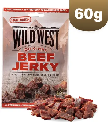 Produktbild von Wild West Beef Jerky ORIGINAL 60g