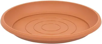Produktbild von Blumentopfuntersetzer aus Kunststoff D 90 mm in terracotta