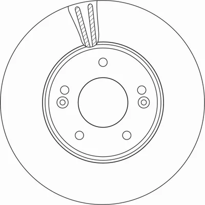 Immagine prodotto di 2x Disco freno TRW DF6966 per HYUNDAI i30 Hatchback (PDE PD PDEN) 47mm 288mm