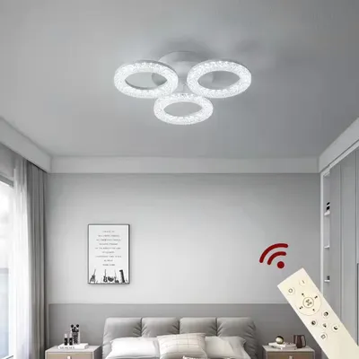 Produktbild von LED Deckenlampe XY-3  41cm  Deckenleuchte Leuchte Lampe mit Fernbedienung Lichtfarbe/Helligkeit einstellbar dimmbar Deckenlampe LED Deckenleuchte