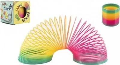 Immagine prodotto di Spirale/molla arcobaleno in plastica diametro 6,5 cm