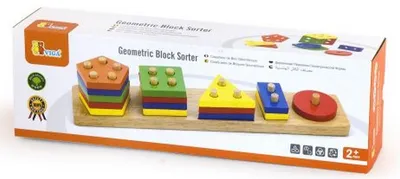 Produktbild von Viga Toys - Viga Holzklötze mit Sortierbox