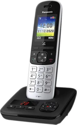 Produktbild von Panasonic KX-TGH720, DECT-Telefon, Kabelloses Mobilteil, Freisprecheinrichtung, 200 Eintragungen, Anrufer-Identifikation, Perleffekt, Silber