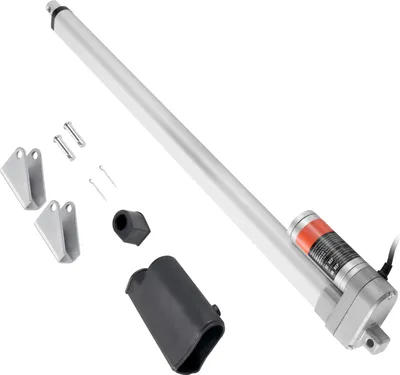 Immagine prodotto di SucceBuy attuatore lineare 12 V, corsa 20 pollici, impermeabile IP65, capacità 660 lbs/3000 N, velocità 0,19 pollici/s, staffa di montaggio inclusa, attuatore lineare ad alte prestazioni per applicazioni esterne