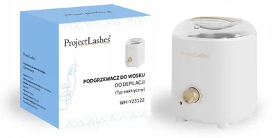 Produktbild von Wachserwärmer ProjectLashes 45W für Hart- und Dosenwachs, 200 ml, Temperaturregelung, weiß
