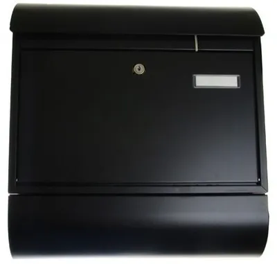 Image de Skrzynka na listy 8R C boîte aux lettres noire avec tube