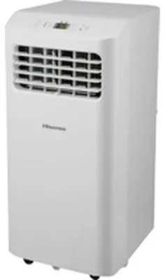Zdjęcie produktu dla Hisense VAPC09, Przenośny klimatyzator powietrza, Chłodzenie, Osuszanie, Wentylacja, 9000 BTU/h, 65 dB, 2490 W, 950 W