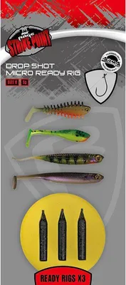Image de FOX Rage Drop Shot Micro Ready Rig Taille 8
