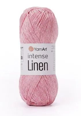 Produktbild von YarnArt Intense Linen 4109 Hellrosa Garn 55% Viskose/45% Leinen, luftig & weich 50g/175m