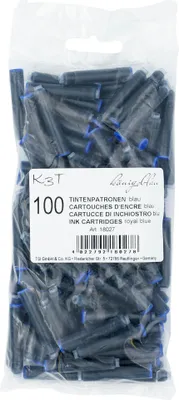 Produktbild von K3T Tintenpatronen Standard 100er Packung, königsblau