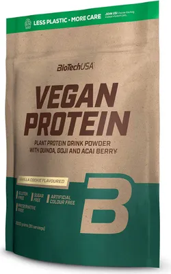 Image de BioTech Vegan Protein 2000 g vanilla cookie