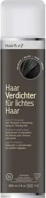 Produktbild von Hairfor2 Haarauffüller Schwarz 400 ml