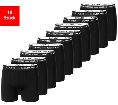 Produktbild von Boxershorts Herren Unterwäsche im 10er Pack Retroshorts Pants Baumwolle - M 10 Stück