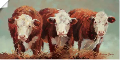 Produktbild von ARTland Poster Drei von einer Art Größe: 100x50 cm