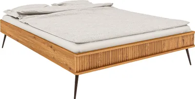 Produktbild von Doppelbett 180x190 cm in Eiche massiv geölt, KABALA-165