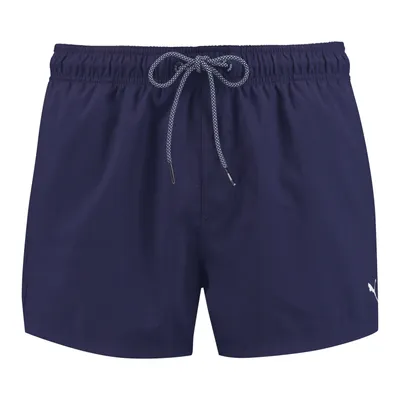Produktbild von PUMA Herren Badehose Badeshorts Logo Short Length Swim Shorts, Farbe:Navy, Bekleidungsgröße:S