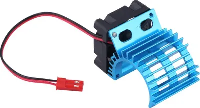 Produktbild von Kühlkörper mit Lüfter für 1/10 Elektro-RC-Car 380/390 Motor (blau)
