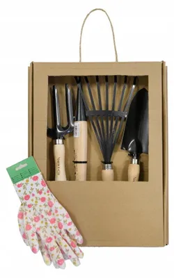 Immagine prodotto di Set di attrezzi da giardino 4 pezzi + REGALO