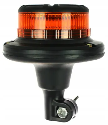 Obrázek produktu pro Výstražný LED maják, montáž na držák, oranžový, 90° flexi, 22,5W, 12-24V