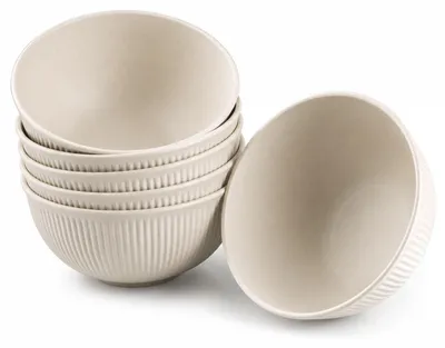 6er-Set unzerbrechliche Müslischüsseln 760 ml, Kunststoff