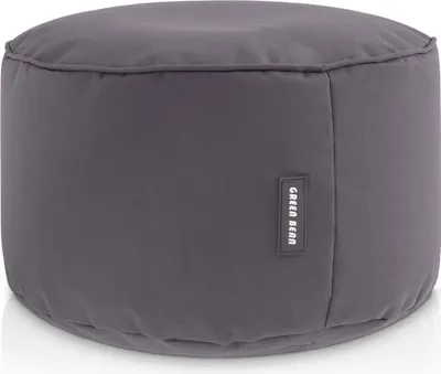Produktbild von Green Bean® Sitzsack-Hocker "Stay" 45x25cm mit EPS-Perlen Füllung - Fußhocker Sitz-Pouf für Sitzsäcke - Fußablage Sitzkissen Sitzhocker Anthrazit