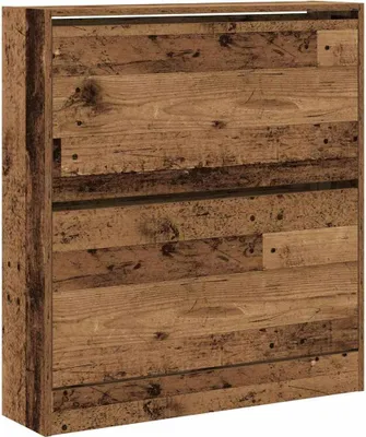 Zdjęcie produktu dla vidaXL Szafka na buty z półką, drewno stare 80 x 21 x 87,5 cm Materiał drewnopochodny