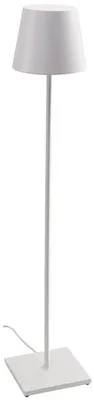 Produktbild von Zafferano - Poldina Weiße Stehleuchte 230V mit dimmbarem Stehleuchte 28x150cm - Modernes Design aus Aluminium