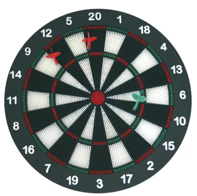 Produktbild von Eduplay Dartspiel Set - Dartboard mit 6 weichen Pfeilen - Kinderspiel