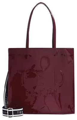 Produktbild von Ted Baker Schultertasche Iconny Webbing Large Icon Bag Oxblood dunkelrot