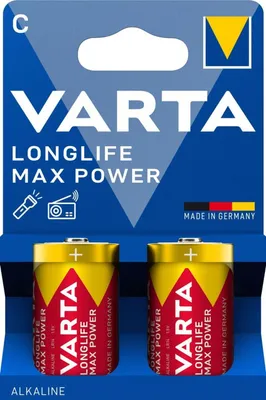 Produktbild von VARTA Longlife Max Power C LR14 Batterie 2er-Pack