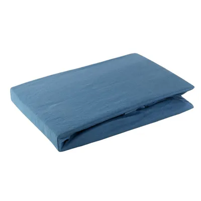 Zdjęcie produktu dla Prześcieradło Nova3 z elastycznym pasem 160x200 cm, wys. 30 cm granatowe