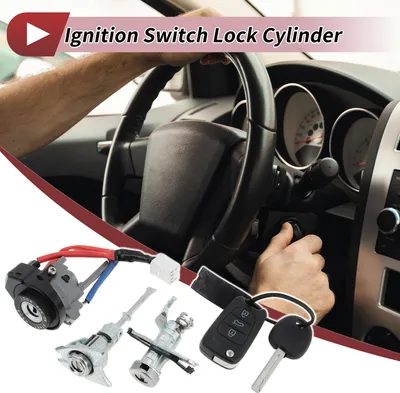 Image de Ensemble De Cylindre De Serrure D'Allumage Pour Hyundai Sonata 2015-2017 Cylindre De Serrure De Porte De Commutateur D'Allumage No.81900C1B00/81970C1A00