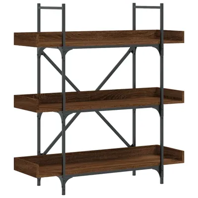Zdjęcie produktu dla VidaXL 837691, Brązowy, Dąb, Metal, Drewno, 1000 mm, 330 mm, 1085 mm
