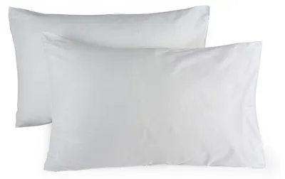 Produktbild von Set von 2 Baumwoll-Kissenbezügen 60 x 90 cm in Weiß
