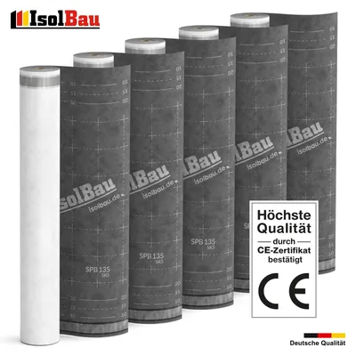 Unterspannbahn Dach 135g/m² Unterdeckbahn 375m² - 5 Rollen 1,5 x 50m SPB 135SKS
