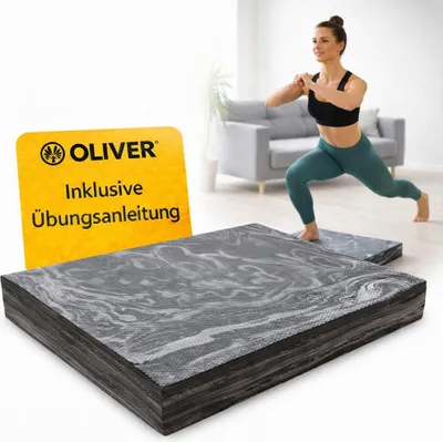 Produktbild von Oliver Balance Pad PRO - schwarz marmoriert
