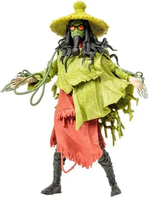 A full-body shot of a Scarecrow action figure.