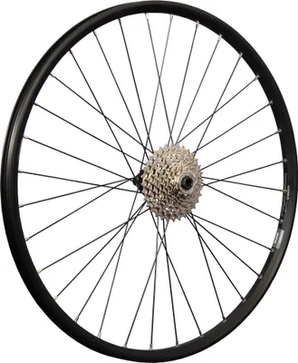 Produktbild von 27,5 Zoll Laufrad Hinterrad Hohlkammer geöst Shimano FH-TC500 Disc 142x12 mit 9 fach Kassette