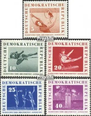 Produktbild von Briefmarken DDR 1959 Mi 707-711 (kompl.Ausgabe) postfrisch Deutsches Turn- und Sportfest