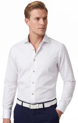 Produktbild von Ledub Modern Fit bügelfreies Hemd weiß