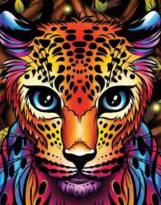 Produktbild von Malen nach Zahlen: Pantherkatze, 40X50 Cm, auf Leinwand, gerahmt. Kreatives Hobby