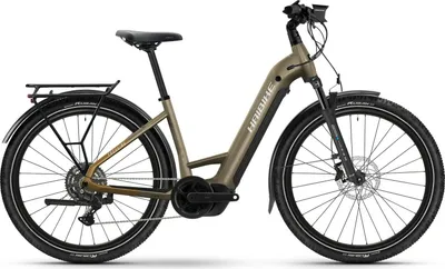 Produktbild von Haibike TREKKING 6.5 toffee/sand/silver glänzend 27,5" 600 Wh Wave E-Tourenbike in Bronze